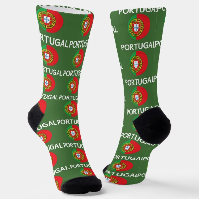 Calcetines Bandera de Portugal (Angular)