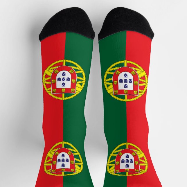 Calcetines Bandera de Portugal (Arriba)