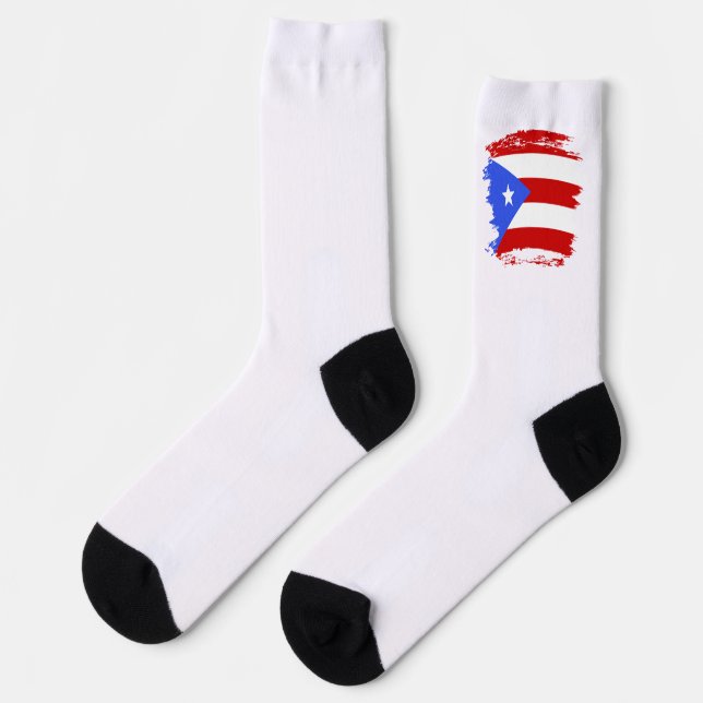 Calcetines Bandera de Puerto Rico (Izquierda)