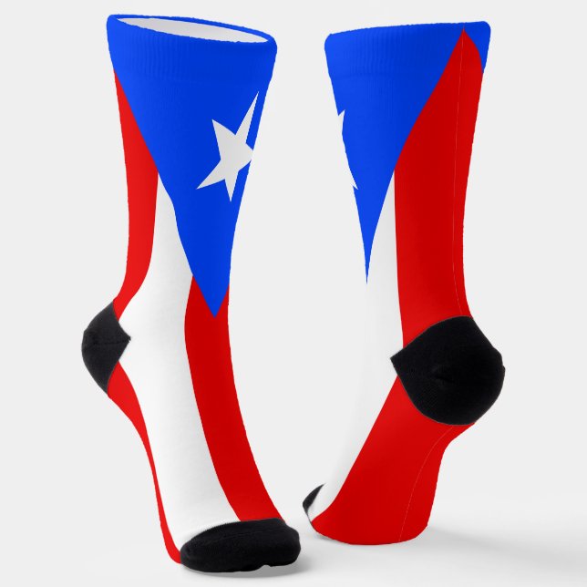 Calcetines Bandera de Puerto Rico (Angular)