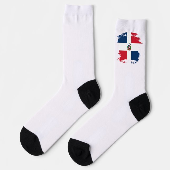 Calcetines Bandera de República Dominicana (Izquierda)