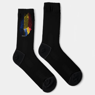 Calcetines bandera de Rumania