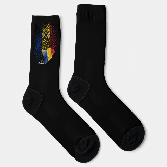 Calcetines bandera de Rumania (Derecha)