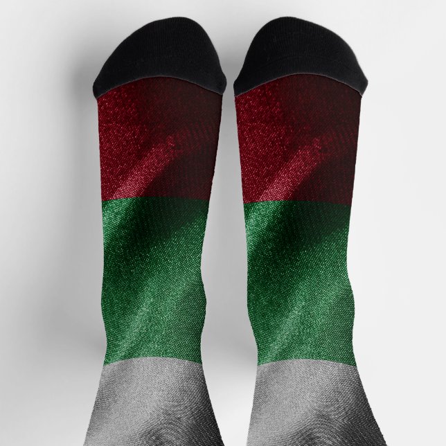 Calcetines Bandera de seda de Bulgaria (Arriba)