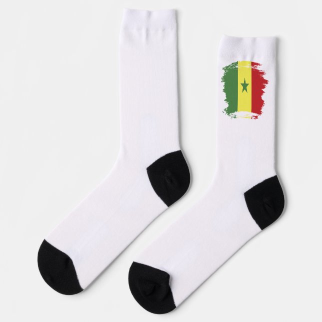 Calcetines Bandera de Senegal (Izquierda)