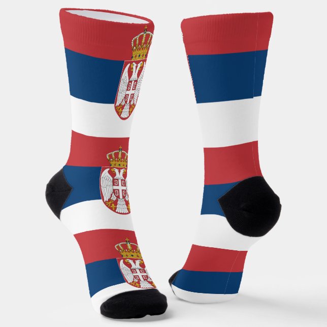 Calcetines Bandera de Serbia (Angular)