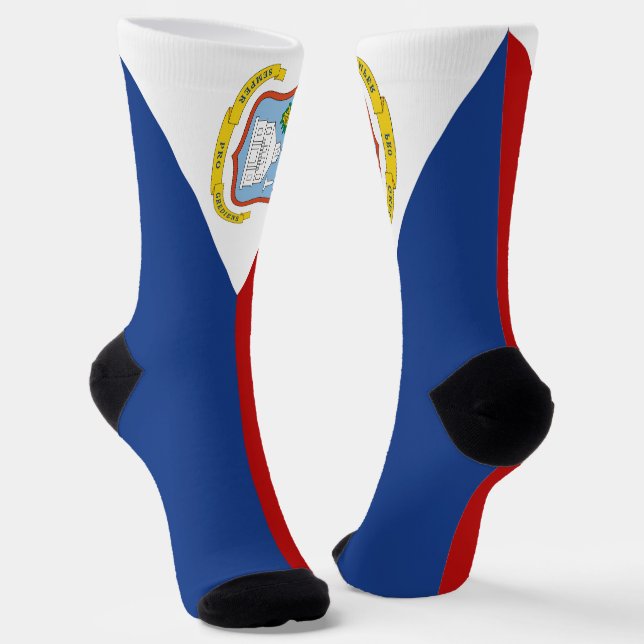 Calcetines Bandera de Sint Maarten (Angular)