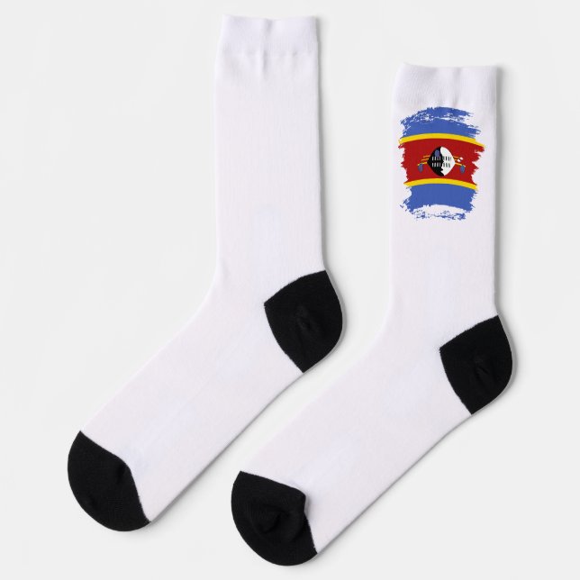 Calcetines Bandera de Suazilandia (Izquierda)