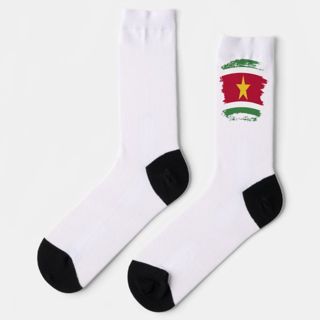 Calcetines Bandera de Surinam (Izquierda)