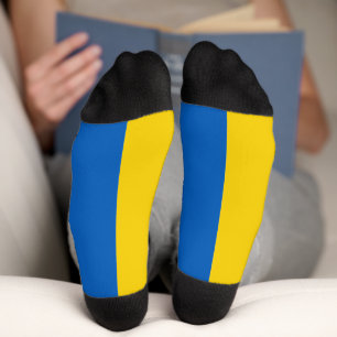 Calcetines Bandera de Ucrania azul y amarillo