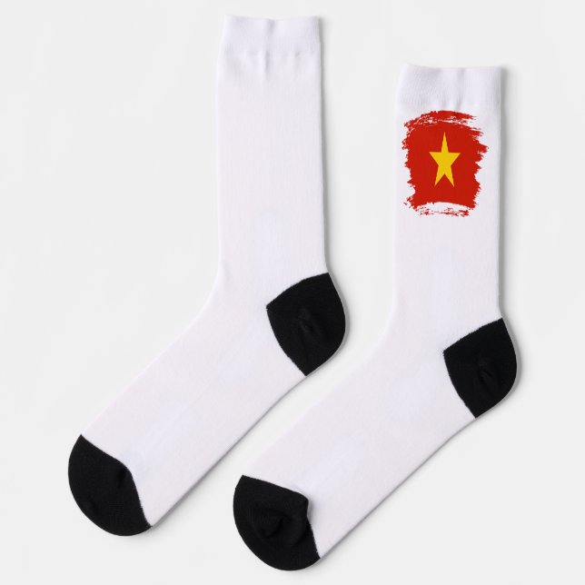 Calcetines Bandera de Vietnam (Izquierda)