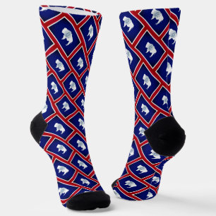 Calcetines Bandera de Wyoming