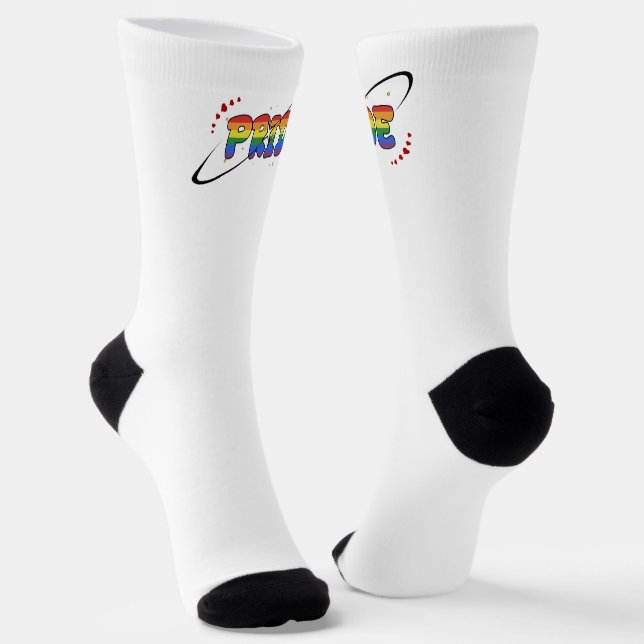 Calcetines Bandera del arcoíris LGBTQ Orgullo (Angular)