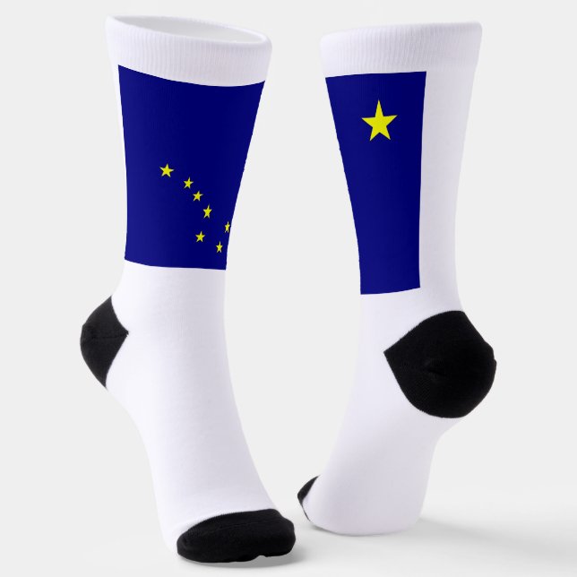 Calcetines Bandera del estado de Alaska (Angular)