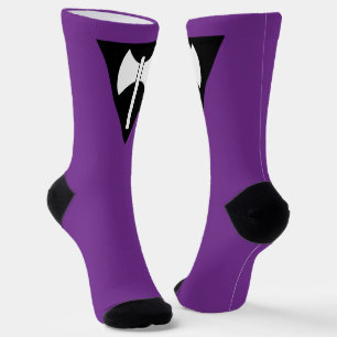 Calcetines bandera del orgullo lésbico SlipperyJoe feminista