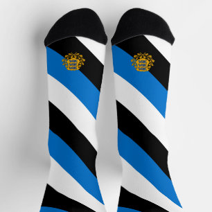 Calcetines Bandera / escudo de armas de Estonia