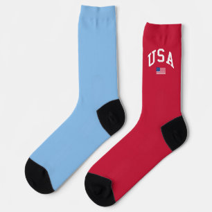 Calcetines Bandera estadounidense del día de la independencia