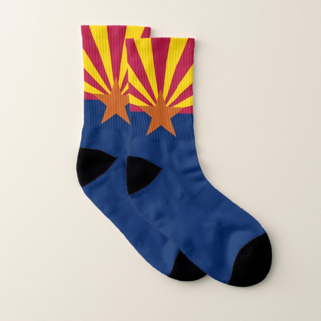 Calcetines Bandera Estatal de Arizona (Par)