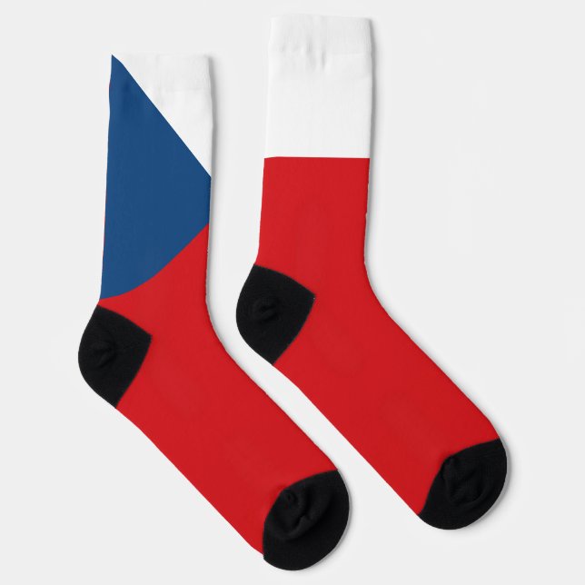 Calcetines Bandera nacional de la República Checa Patriótica  (Derecha)