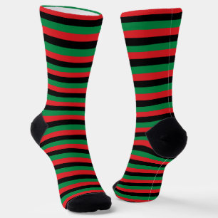 Calcetines Bandera Panafricana y símbolo de la Unión / Kwanza