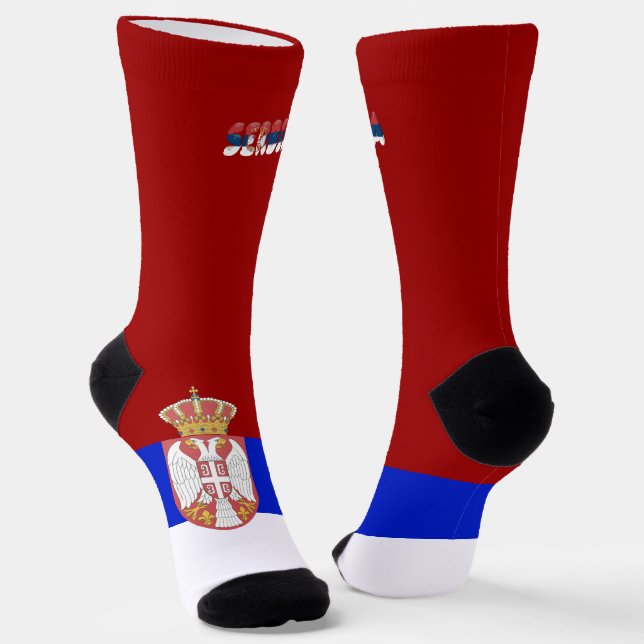 Calcetines Bandera serbia (Angular)