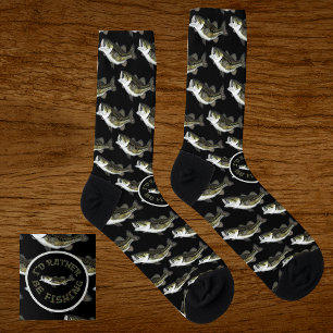 Calcetines Bass Fish Patterned PREFERIRÍA PESCAR