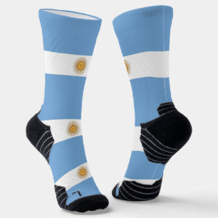 Calcetines Batalla atlética con bandera de Argentina