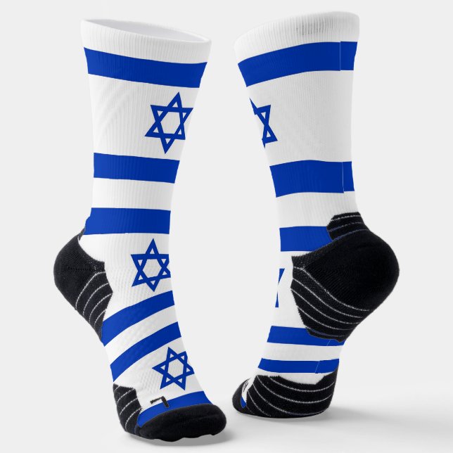 Calcetines Batalla atlética con bandera de Israel (Angular)