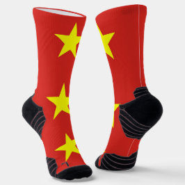 Calcetines Batalla atlética con bandera de Vietnam