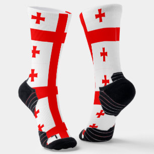 Calcetines Batalla de equipo atlético con bandera de Georgia