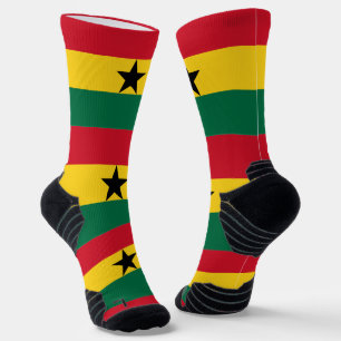 Calcetines Batalla de equipo atlético con bandera de Ghana