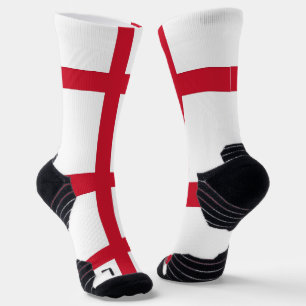 Calcetines Batalla de equipo atlético con bandera de Inglater
