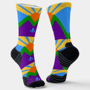 Calcetines Batalla de equipo atlético con bandera de Manitou 