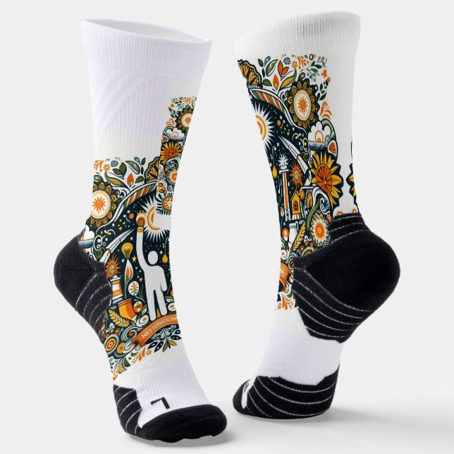 Calcetines Batalla de tripulaciones atléticas - Conservación  (Angular)