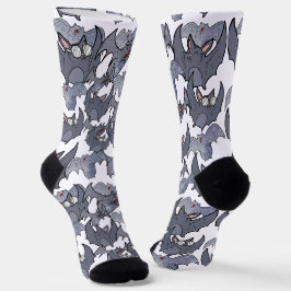 Calcetines Bate de bebé blanco y gris hombres de Guay