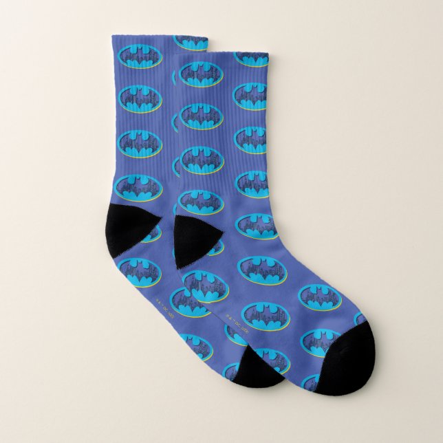 Calcetines Batman | Símbolo de la ciudad de Gotham (Par)