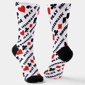 Calcetines Be Sistematic Play Bridge Advice Cuatro Trajes De