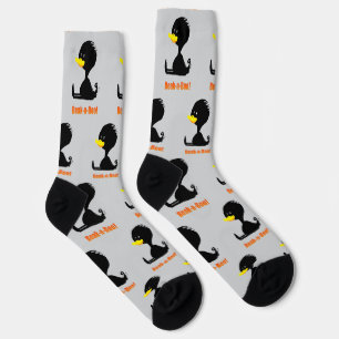 Calcetines ¡Beak-a-Boo! Pato Personalizado lindo con un diver