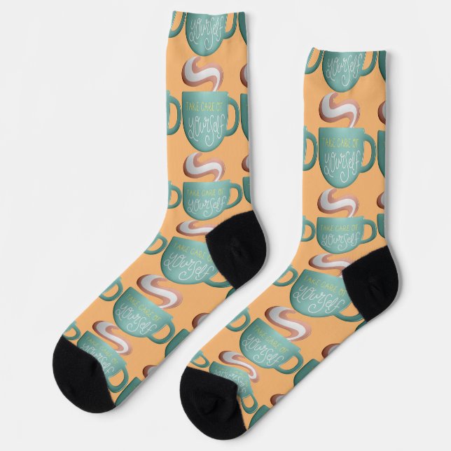 Calcetines Bebida Hygge Cuidado Personal Thunder_Cove (Izquierda)