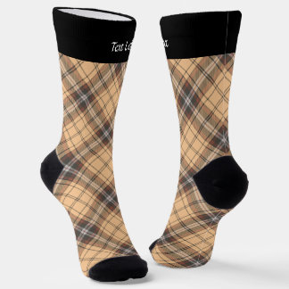 Calcetines Beige y Brown Tartan