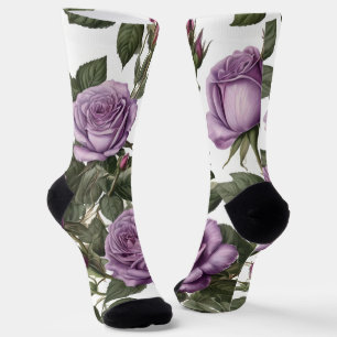 Calcetines "Belleza eterna: Rosas de la época de la provincia