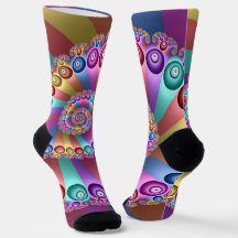 Bellos colores arcoiris resumen arte fractal