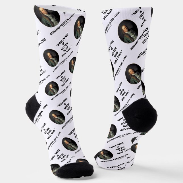 Calcetines Benjamin Franklin Bien Hecho Que Bien Dicho (Angular)