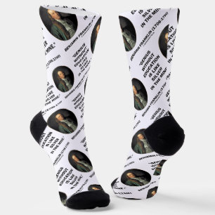 Calcetines Benjamin Franklin Genius Sin Cita Educativa