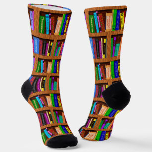 Calcetines Biblioteca de libros Modelo de biblioteca brillant