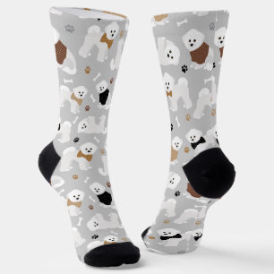 Calcetines Bichon Frise Bones y Paws