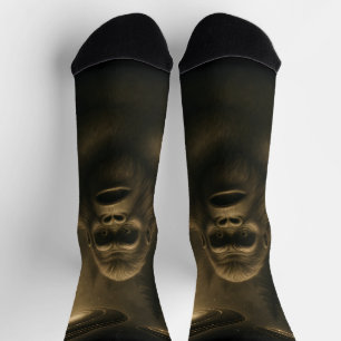 Calcetines Bigfoot Sasquatch Alien UFO Funny