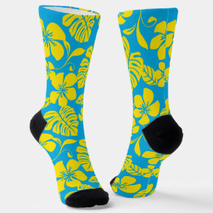 CALCETINES BIKINI ROSA (AZUL/AMARILLO)