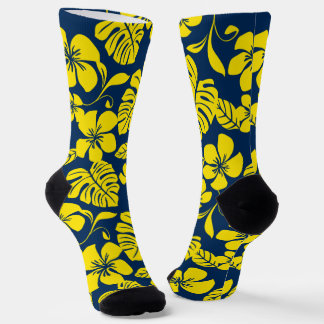 CALCETINES BIKINI ROSA (AZUL DE NAVY/AMARILLO)