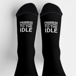 Calcetines Black and White Motivational Saying Inspirational